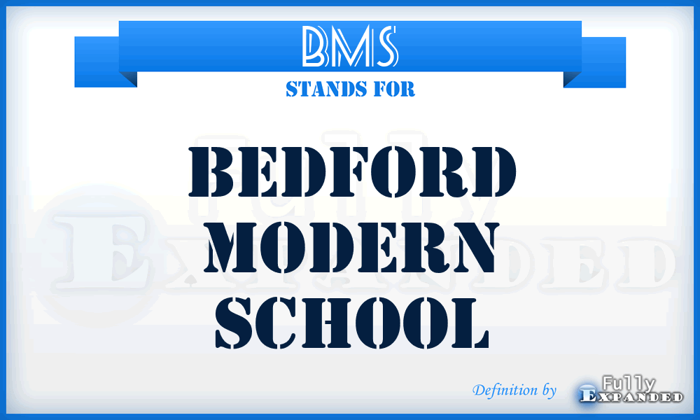BMS - Bedford Modern School