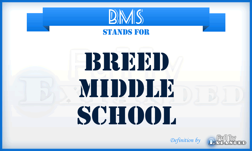 BMS - Breed Middle School