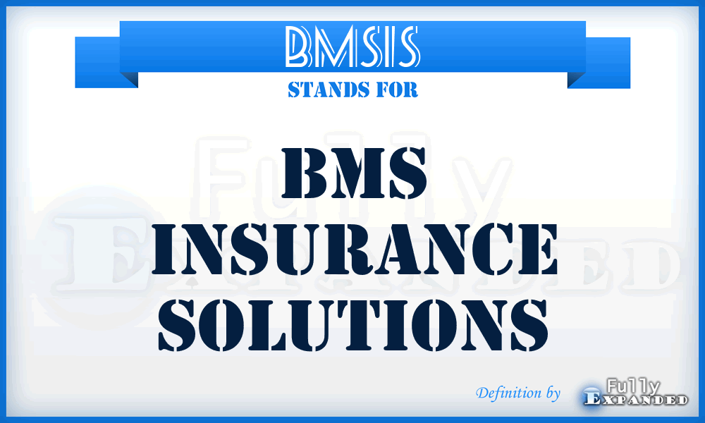 BMSIS - BMS Insurance Solutions