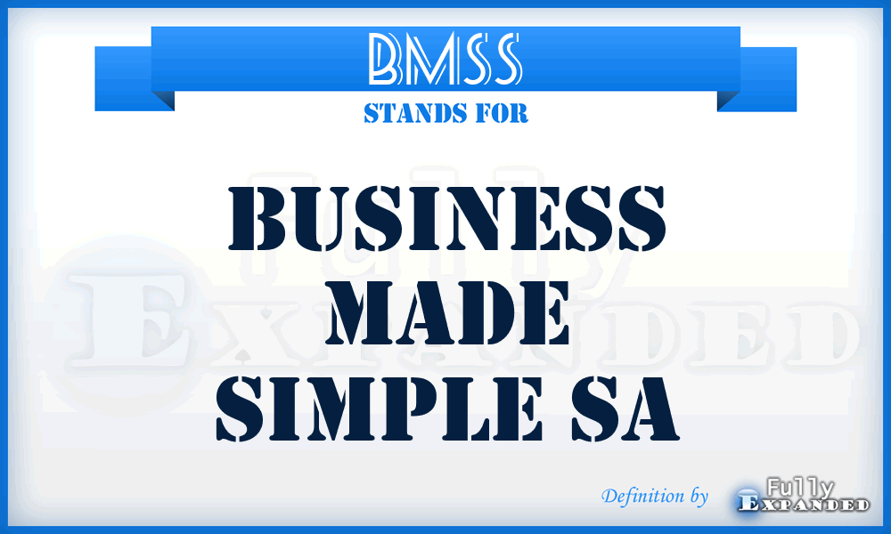 BMSS - Business Made Simple Sa