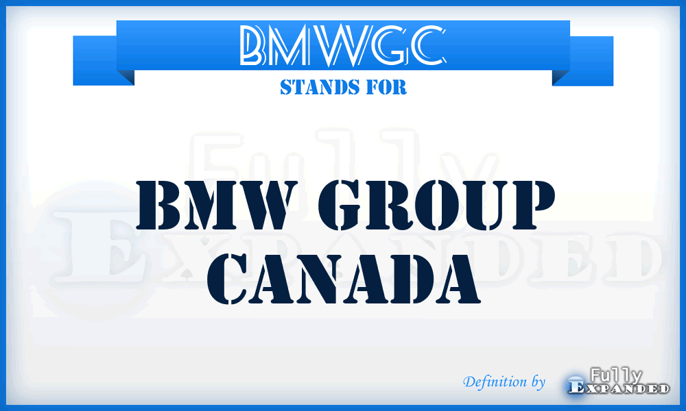 BMWGC - BMW Group Canada