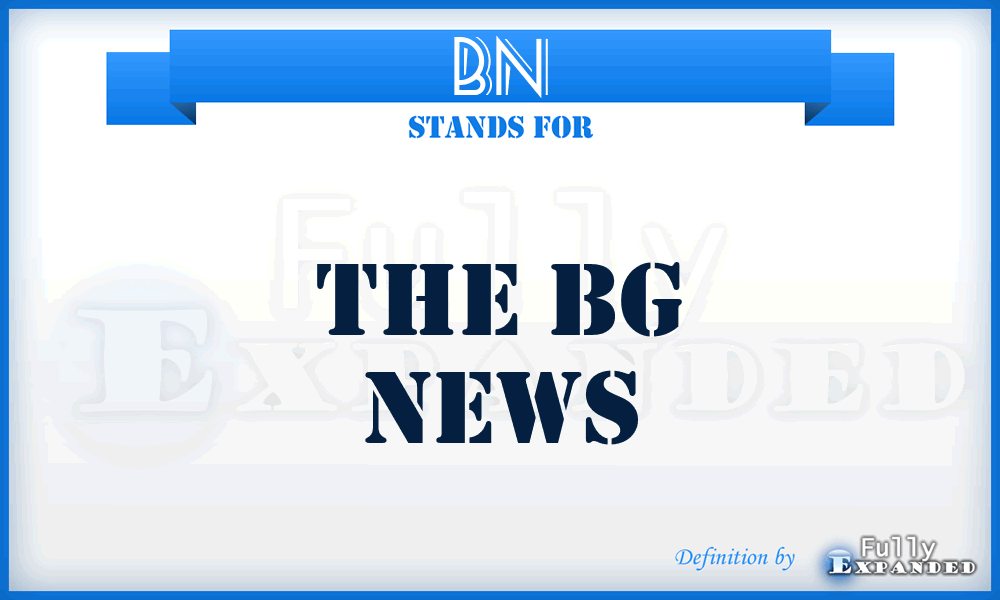 BN - The Bg News