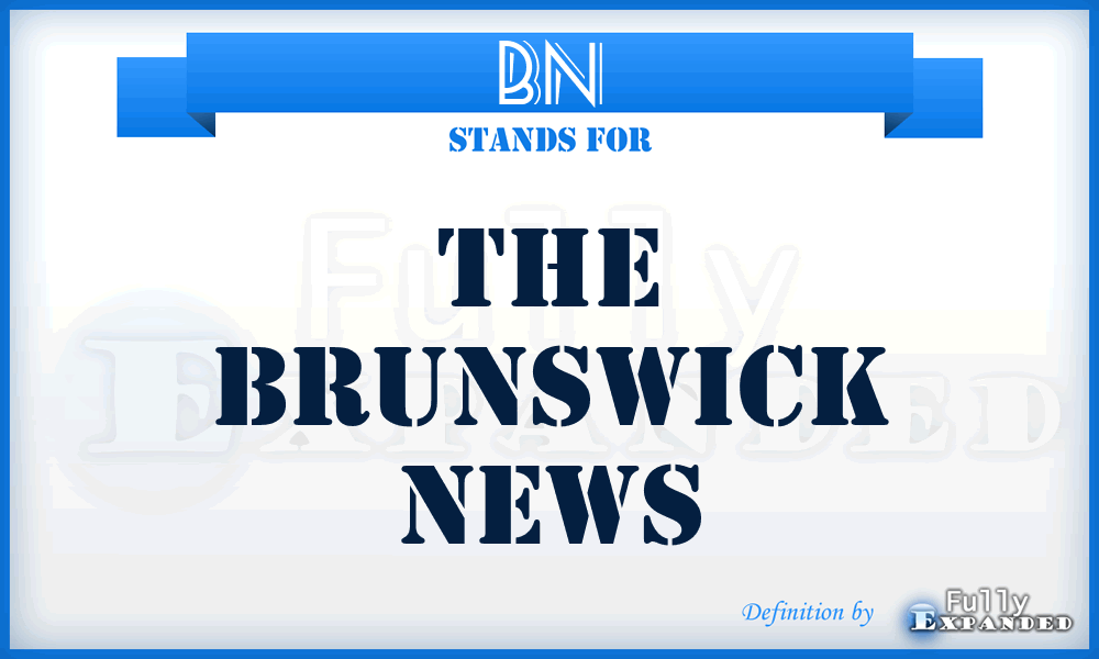BN - The Brunswick News