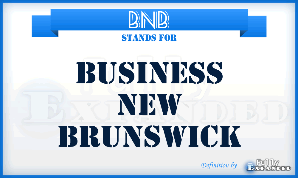 BNB - Business New Brunswick
