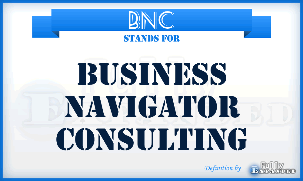BNC - Business Navigator Consulting
