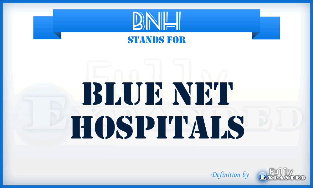 BNH - Blue Net Hospitals