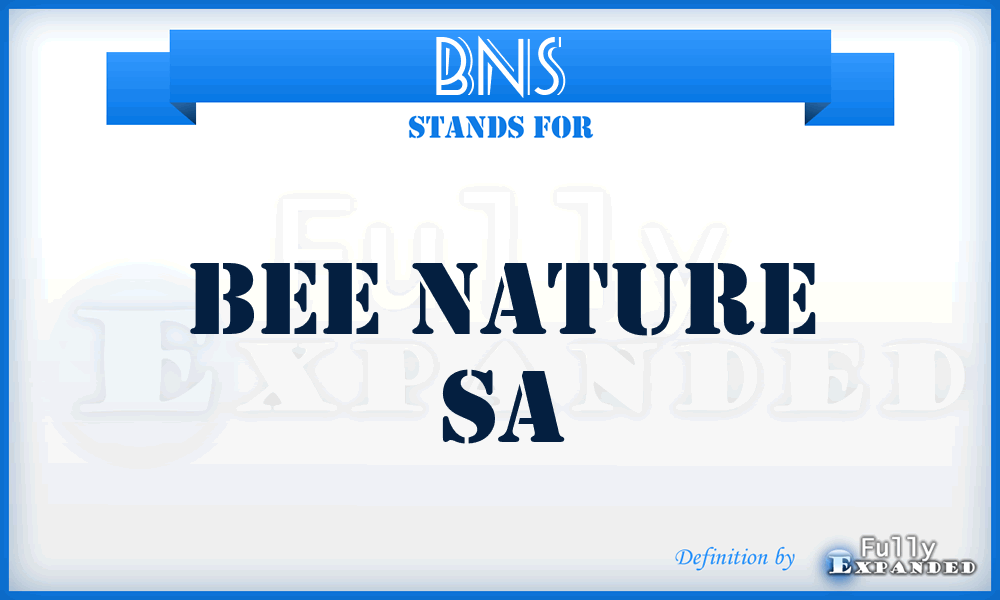 BNS - Bee Nature Sa