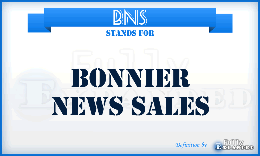 BNS - Bonnier News Sales