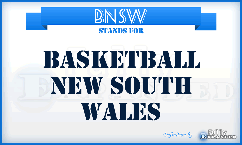 BNSW - Basketball New South Wales