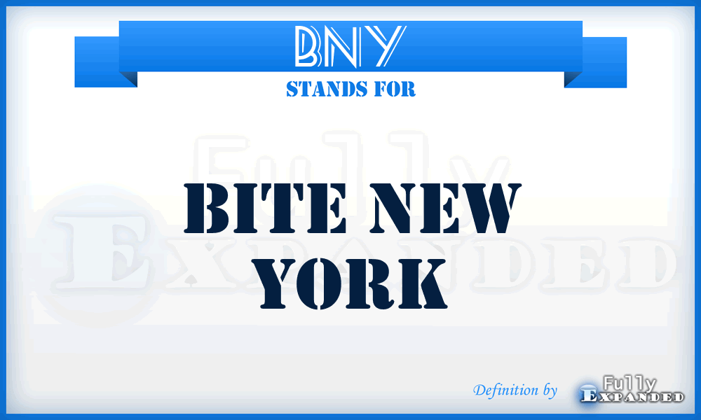 BNY - Bite New York