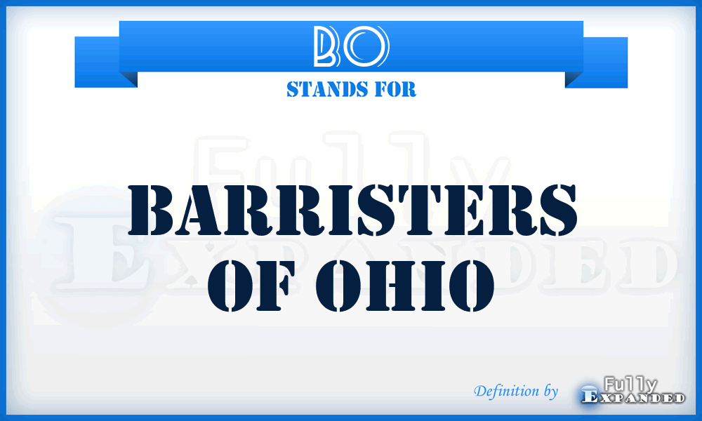 BO - Barristers of Ohio