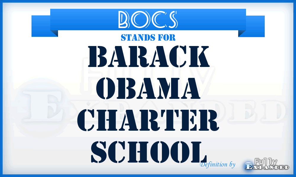 BOCS - Barack Obama Charter School