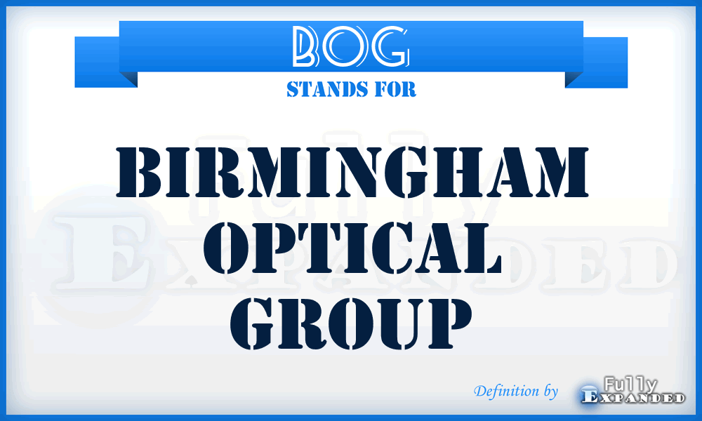 BOG - Birmingham Optical Group