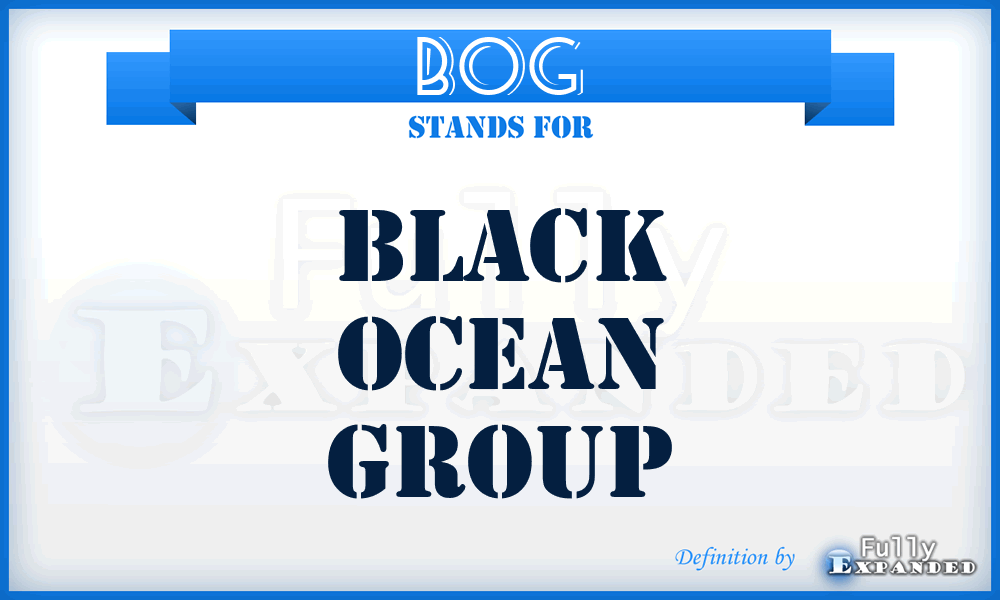 BOG - Black Ocean Group