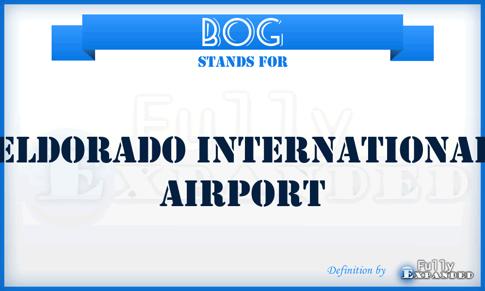 BOG - Eldorado International airport