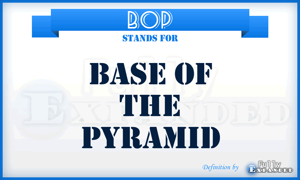 BOP - Base of the Pyramid