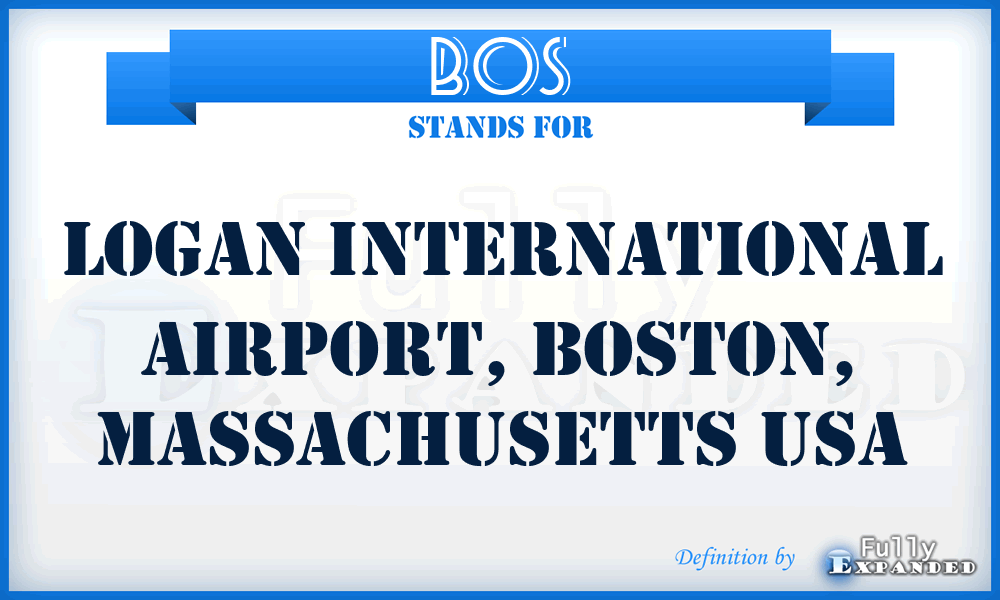 BOS - Logan International Airport, Boston, Massachusetts USA