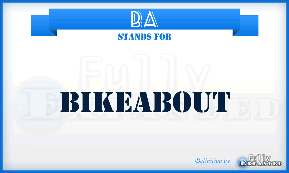 BA - BikeAbout