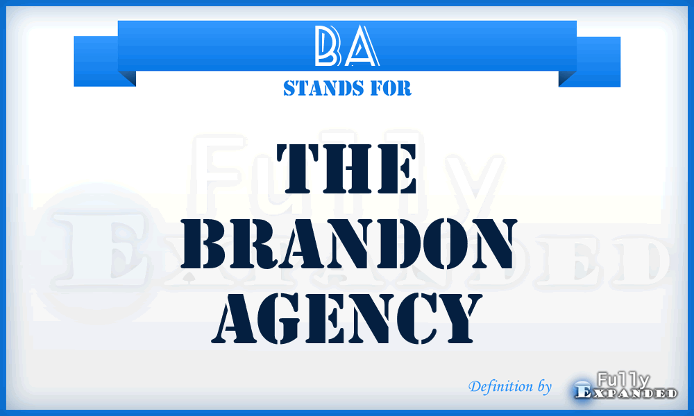 BA - The Brandon Agency