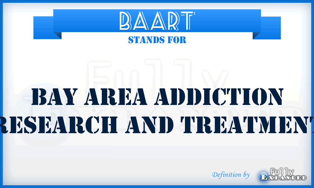 BAART - Bay Area Addiction Research and Treatment