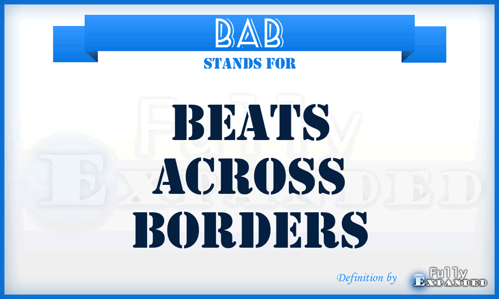 BAB - Beats Across Borders