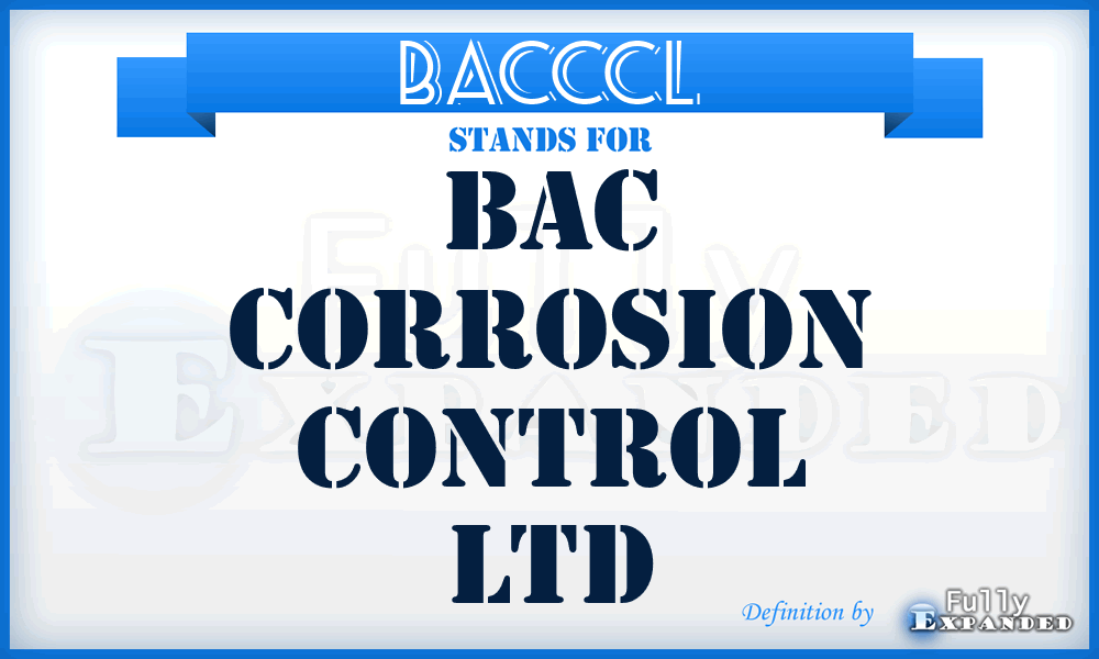 BACCCL - BAC Corrosion Control Ltd