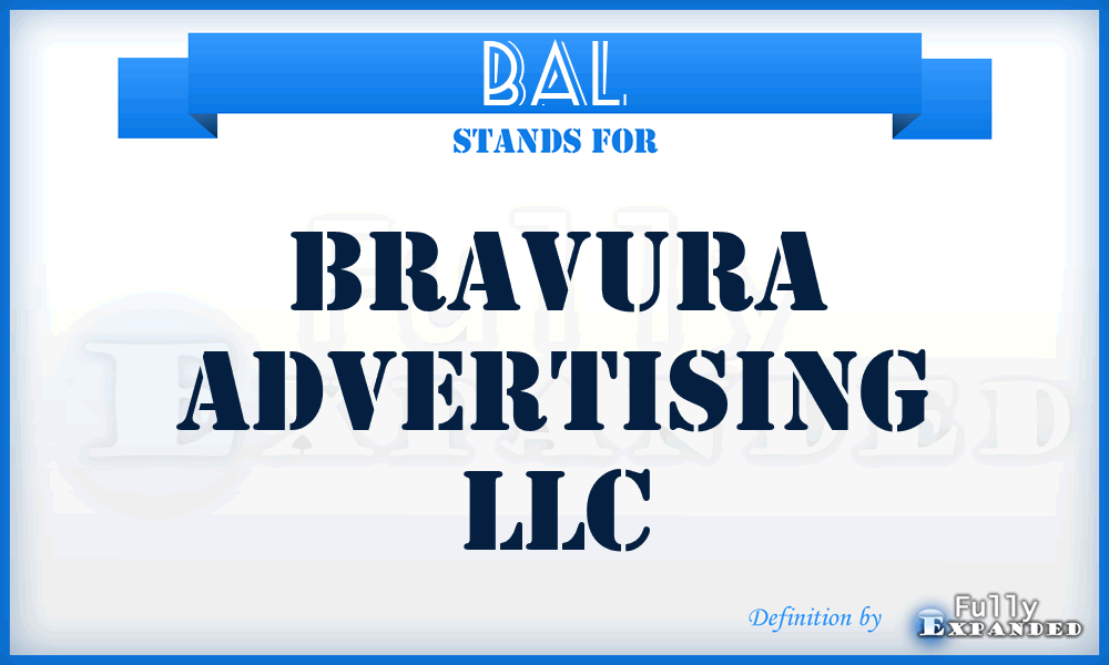 BAL - Bravura Advertising LLC