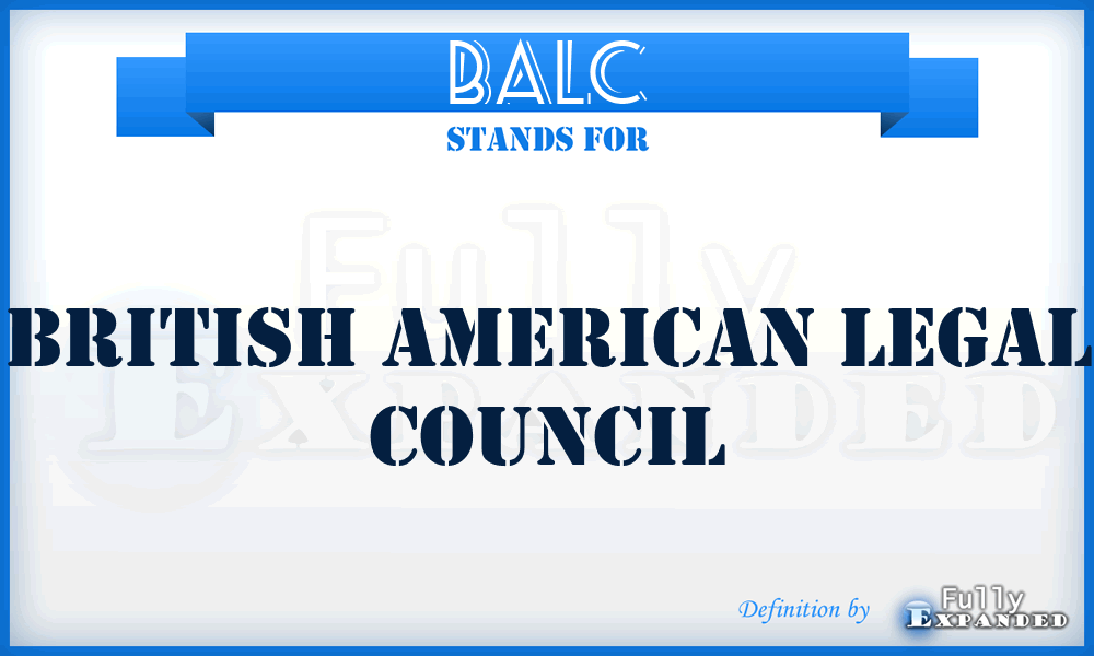 BALC - British American Legal Council