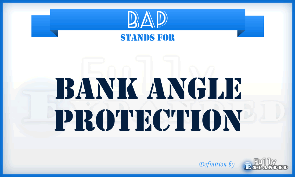 BAP - Bank Angle Protection