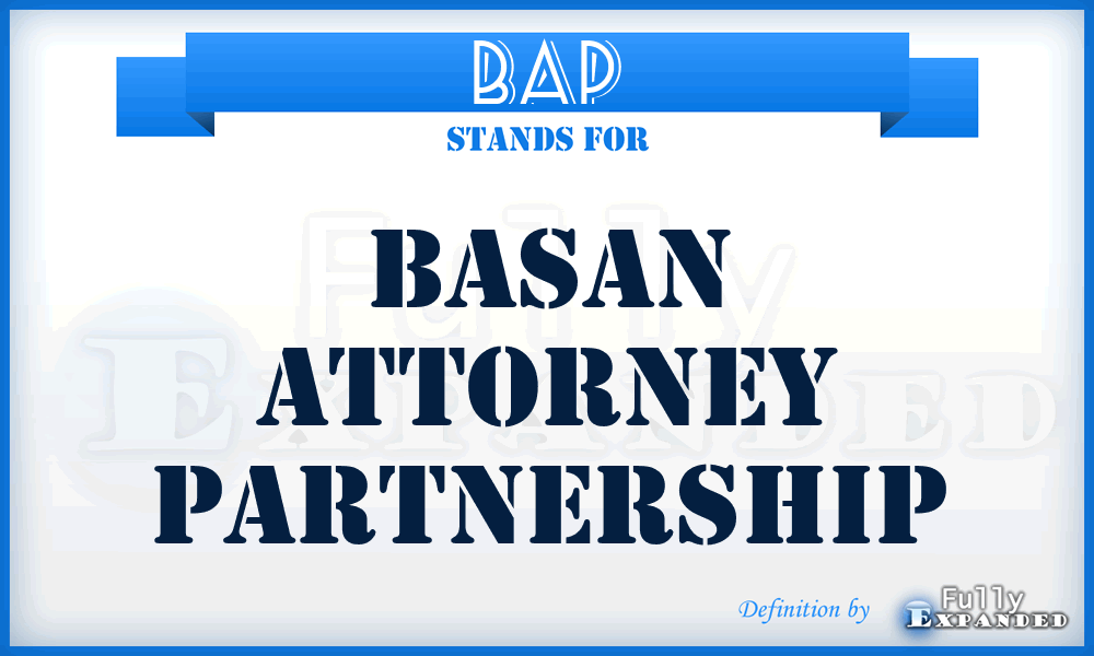 BAP - Basan Attorney Partnership