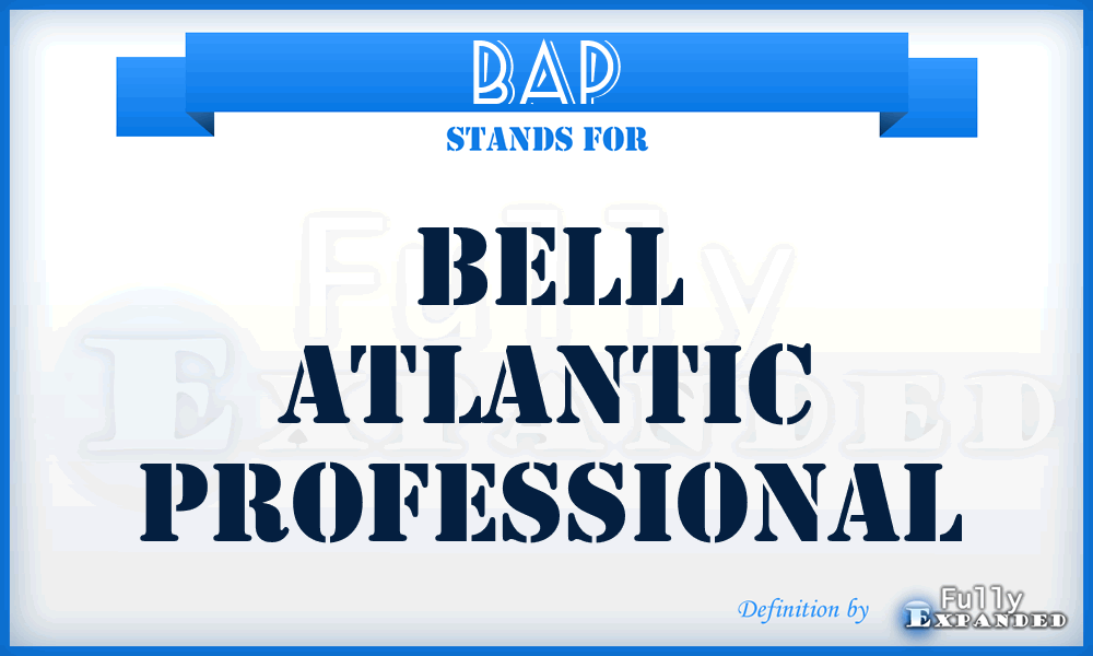 BAP - Bell Atlantic Professional