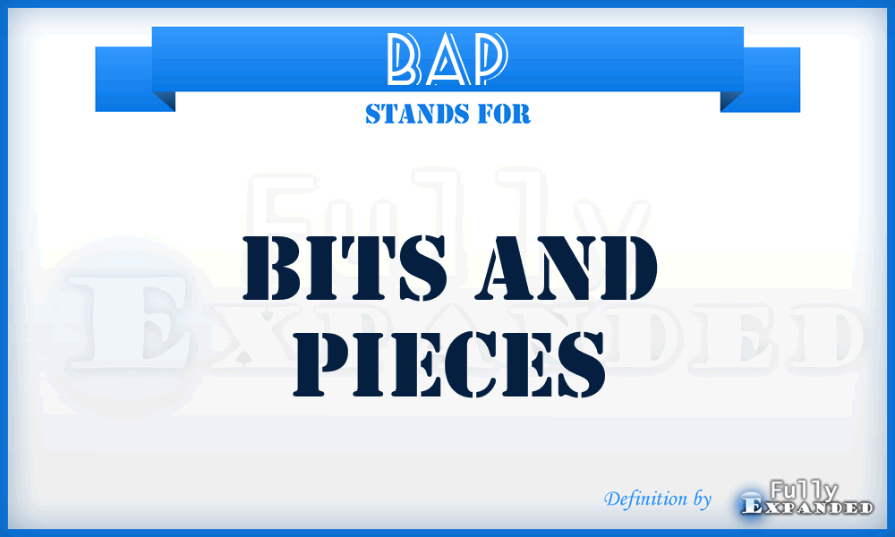 BAP - Bits And Pieces