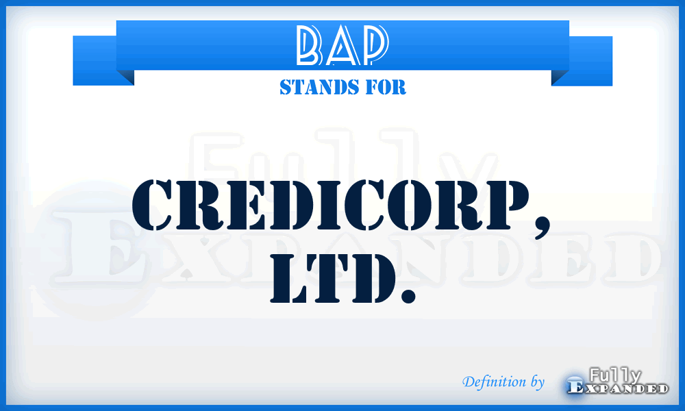 BAP - Credicorp, LTD.