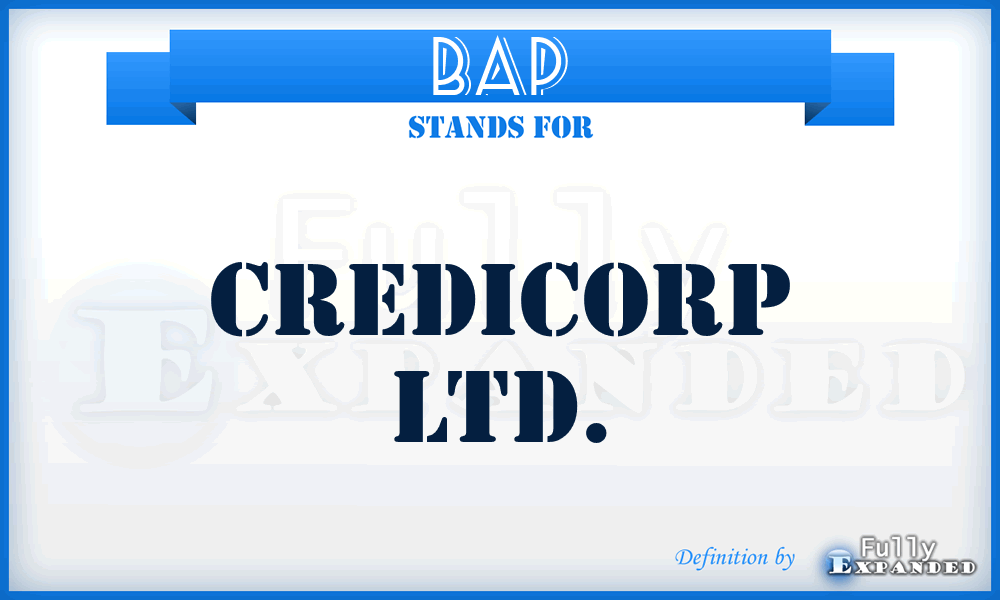BAP - Credicorp Ltd.