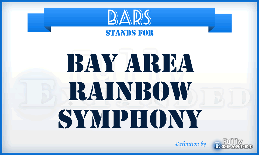 BARS - Bay Area Rainbow Symphony