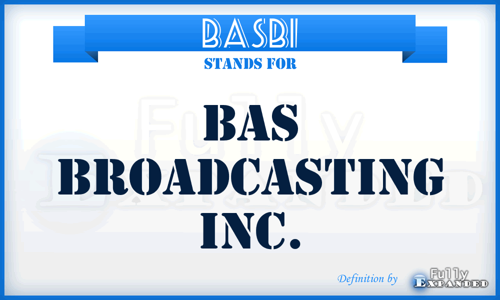 BASBI - BAS Broadcasting Inc.