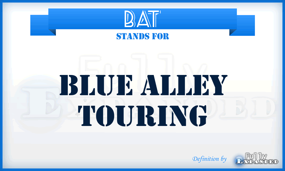 BAT - Blue Alley Touring