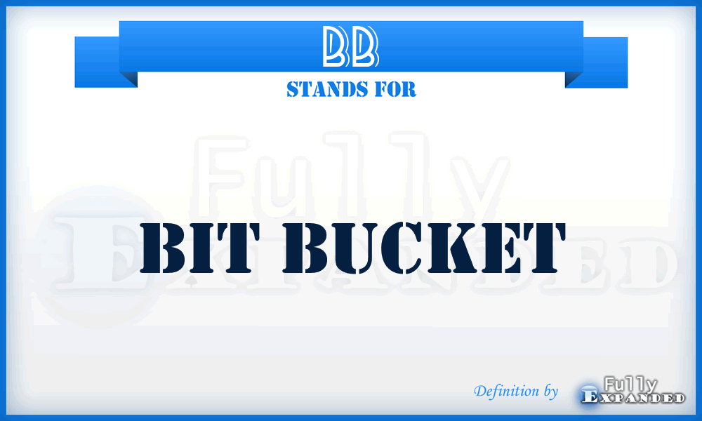 BB - Bit Bucket