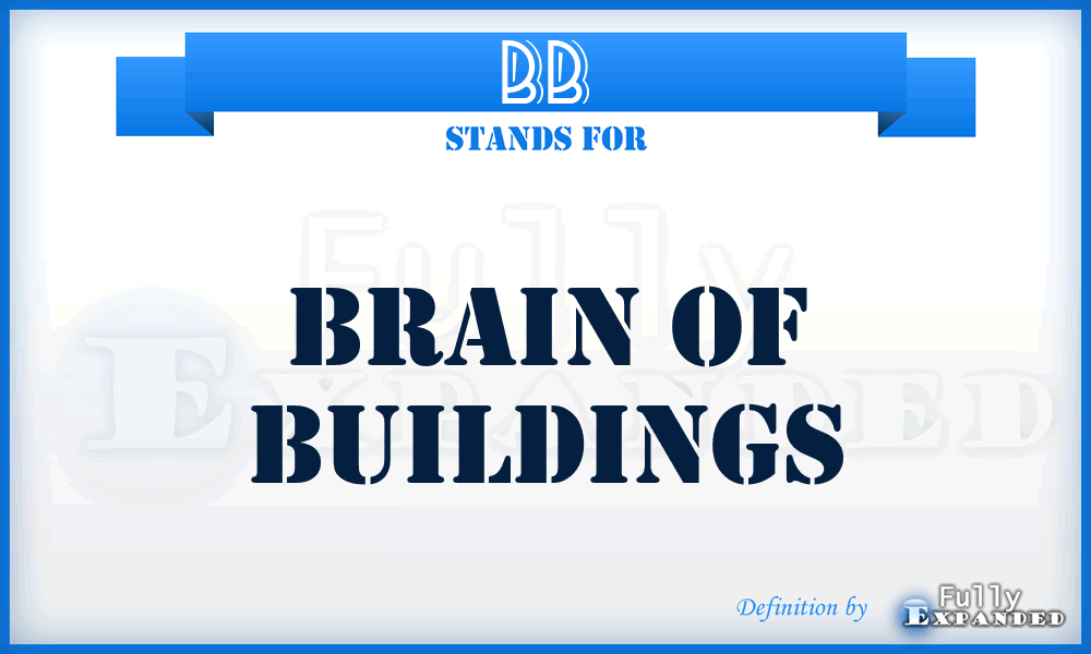 BB - Brain of Buildings