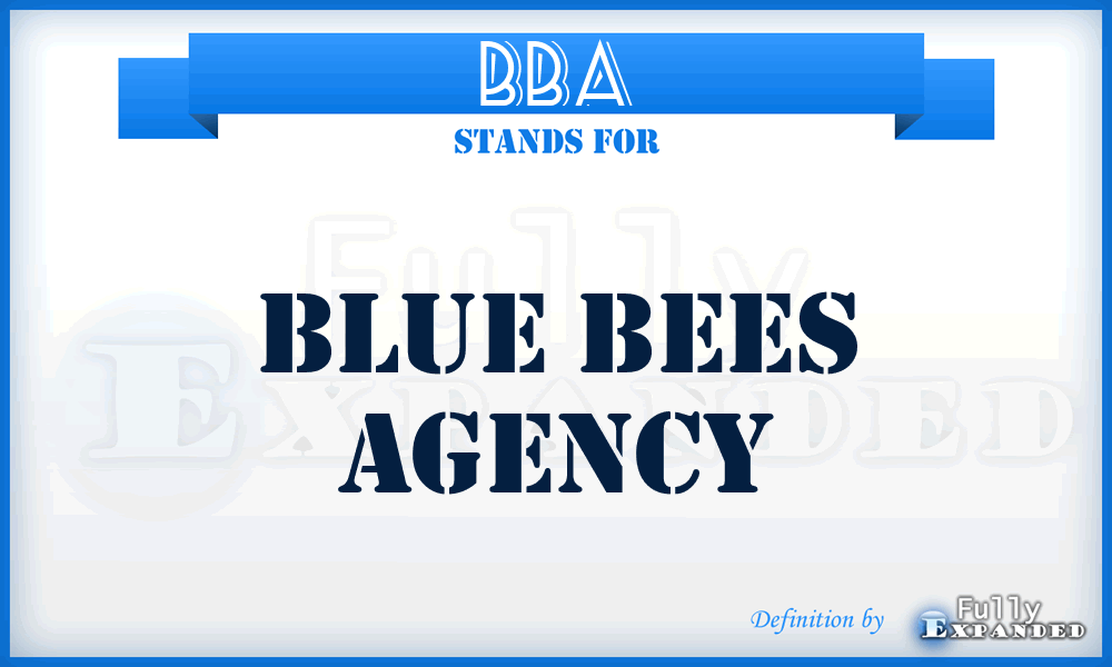 BBA - Blue Bees Agency