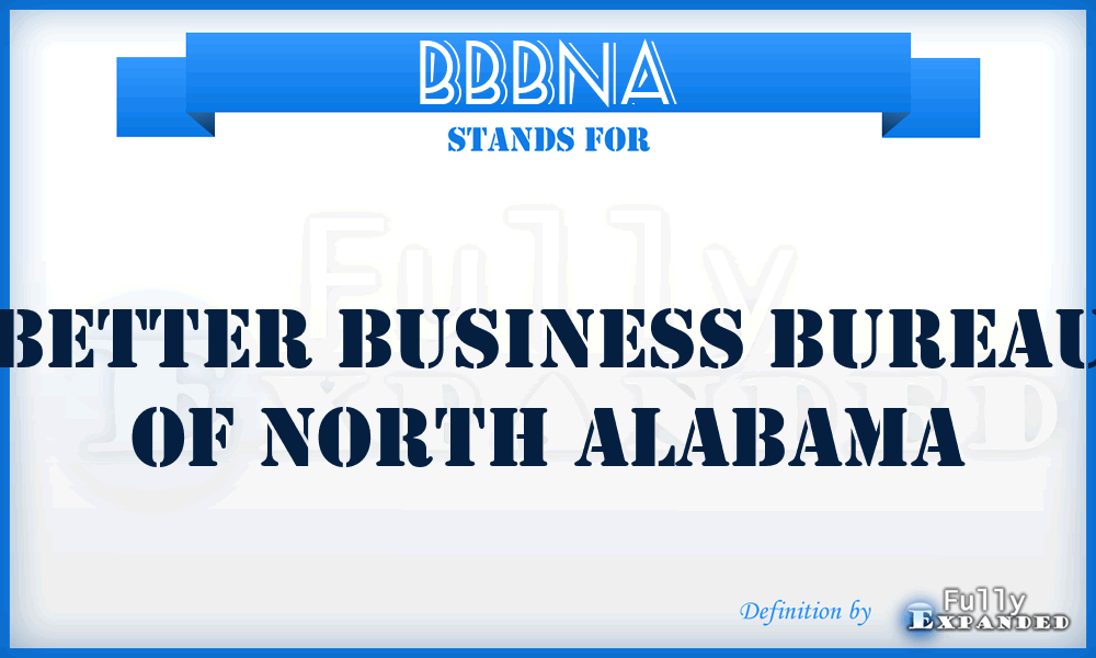 BBBNA - Better Business Bureau of North Alabama