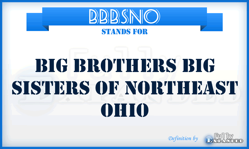 BBBSNO - Big Brothers Big Sisters of Northeast Ohio