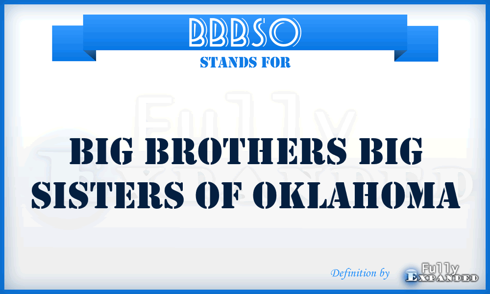 BBBSO - Big Brothers Big Sisters of Oklahoma