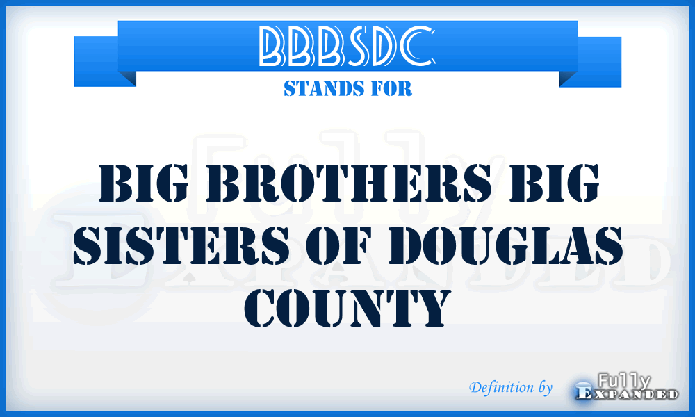 BBBSDC - Big Brothers Big Sisters of Douglas County