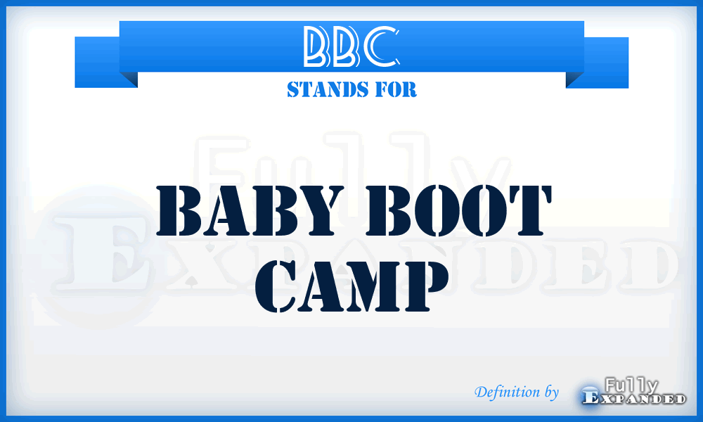 BBC - Baby Boot Camp