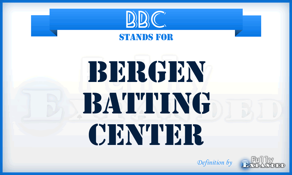 BBC - Bergen Batting Center