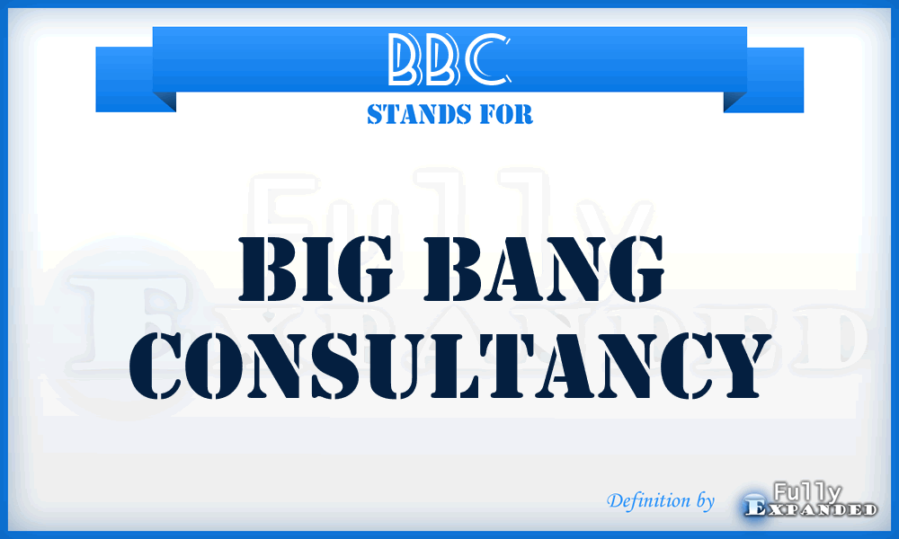 BBC - Big Bang Consultancy