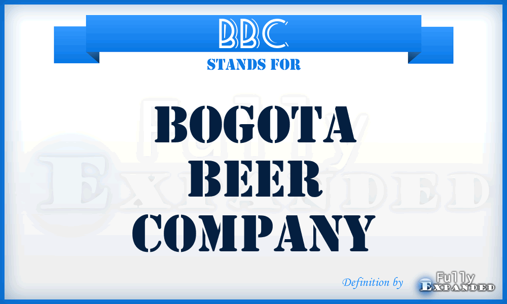 BBC - Bogota Beer Company