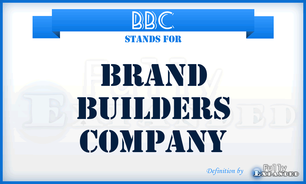BBC - Brand Builders Company