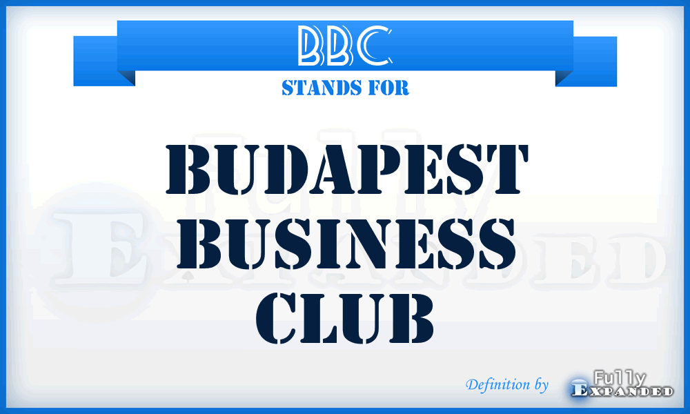 BBC - Budapest Business Club